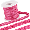 10Yards Polyester Lace Trim Ribbon OCOR-GF0004-83D-1