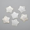 Capiz Shell Pendants X-SHEL-S274-47-2