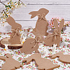 Olycraft 8 Sets 4 Style DIY Easter Wood Pendant Decorations DJEW-OC0001-42-5