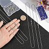 12Pcs 0.9MM 304 Stainless Steel Snake Chain Necklace Making STAS-SC0021-57P-3