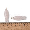 Natural Rose Quartz Carved Pendants G-G314-01G-04-3