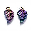 Rainbow Color Alloy Charms PALLOY-S180-219-NR-2