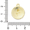 Rack Plating Alloy Enamel Pendants PALLOY-R450-04G-3