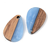 Resin & Walnut Wood Pendants RESI-S389-027A-3