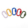 5Pcs 5 Colors Baking Paint Alloy Screw Locking Carabiners FIND-FI0001-12-6