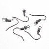 Brass Earring Hooks X-KK-Q362-B-NF-1