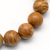 Natural Tigerskin Jasper Round Beads Strands G-S166-10mm-1