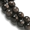 Natural Silver Obsidian Beads Strands X-G-S150-20A-8mm-4