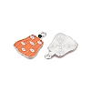 Halloween Theme Alloy Enamel Pendants ENAM-T020-08D-1