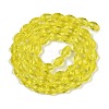 Transparent Imitation Jade Glass Beads Strands GLAA-N005-T8mm-D26-2