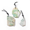 Natural Chrysocolla Big Pendants G-G854-02A-1