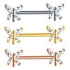 304 Stainless Steel Clear Cubic Zirconia Dragonfly Nipple Bar WG95A02-03-1