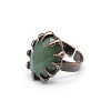 Nuggets Natural Aventurine Cuff Rings PW-WG4B999-01-1