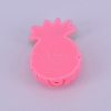 Opaque Frosted Resin Cabochon RESI-WH0009-10-2