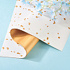 20 Sheets Plastic Gold Foil Flower Bouquets Wrapping Packaging DIY-TAC0025-13A-8