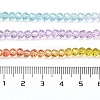 Transparent Painted Glass Beads Strands DGLA-A034-T4mm-A12-3