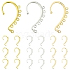 18Pcs 3 Colors Alloy Ear Cuff Findings FIND-FS0002-03-1