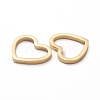 PVD Vacuum Plating 304 Stainless Steel Linking Rings for Jewelry Making STAS-G215-24-G01-2