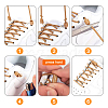   48Pcs 12 Colors Plastic Screw Clasps FIND-PH0004-17-6