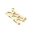 304 Stainless Steel Pendants STAS-D382-04B-G-2