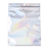 Rectangle Zip Lock Plastic Glitter Holographic Bags OPP-YWC0001-15X22-2