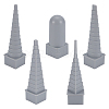 Plastic Board Bobbins AJEW-WH0596-562-1