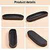   2Pcs 2 Style 3D PU Leather Oval Bottom DIY-PH0008-92-4