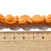 Glazed Porcelain Beads Strands X-PORC-I028-02E-4