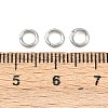 Tarnish Resistant 304 Stainless Steel Open Jump Rings X-STAS-J013-5x0.9mm-01-3
