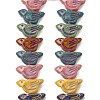 Painted Glass Beads Strands GLAA-Z021-19A-1