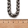 304 Stainless Steel Wheat Chain Necklaces for Women Men NJEW-A033-03E-AS-2