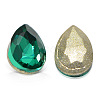 Faceted Drop Glass Pointed Back Rhinestone Cabochons RGLA-A008-4x6mm-S02-2