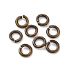 Brass Open Jump Rings KK-G514-01H-AB-1