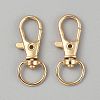 Zinc Alloy Swivel Lobster Claw Clasps FIND-WH20005-18KCG-1