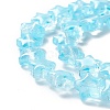 Transparent Glass Beads Strand GLAA-F112-02F-1