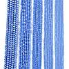 Electroplate Glass Beads Strands X-EGLA-A044-P6mm-B17-2
