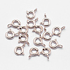 925 Sterling Silver Spring Ring Clasps STER-K167-076A-RG-1