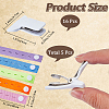 5Pcs 5 Colors Polyester Clothes Organizer Elastic Bands FIND-CN0001-67B-2