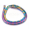 Electroplate Non-magnetic Synthetic Hematite Bead Strands G-I208-17-C-1