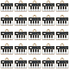 60Pcs Alloy Enamel Piano Charms FIND-SC0021-63-1