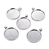Alloy Pendant Cabochon Settings LS-PALLOY-S602-B-LF-1