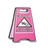 Caution Mark Acrylic Pendants OACR-Q055-02B-1