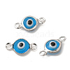304 Stainless Steel Connector Charms STAS-G305-09P-06-3