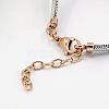 Ion Plating(IP) Fashionable 304 Stainless Steel Bracelets LS-BJEW-J038-47RG-3