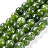 Dyed Natural Malaysia Jade Beads Strands G-G021-02B-13-1