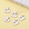 Non-Tarnish 304 Stainless Steel Pendants A-STAS-Q201-T457S-5