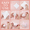 Square Paper Wedding Candy Storage Boxes with Ribbon AJEW-WH0609-744B-3