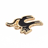Alloy Enamel Pendants ENAM-M055-14G-3