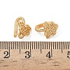 Brass Hoop Clasps KK-Z136-57A-G-3
