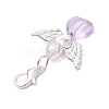 Heart Angel Acrylic Pendant Decorations HJEW-JM02538-02-4